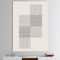 Designart - Minimal Geometric Compostions Of Elementary Forms XIX - Modern Canvas Wall Art Print